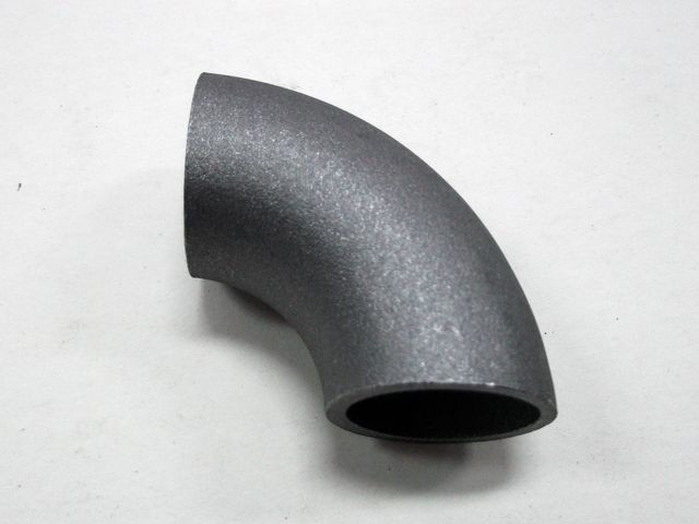 Zvárané oceľové koleno DN125, 133 × 4 mm, typ 3D