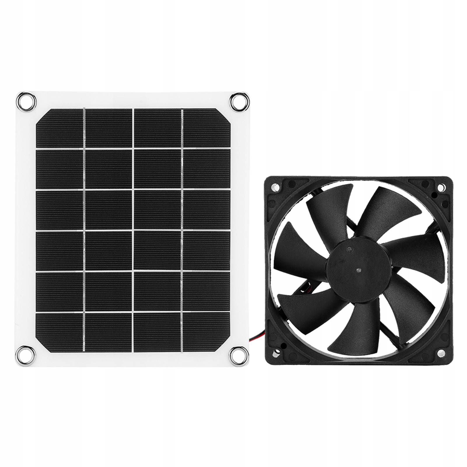 10 W externý solárny panel 6V výstupný ventilátor