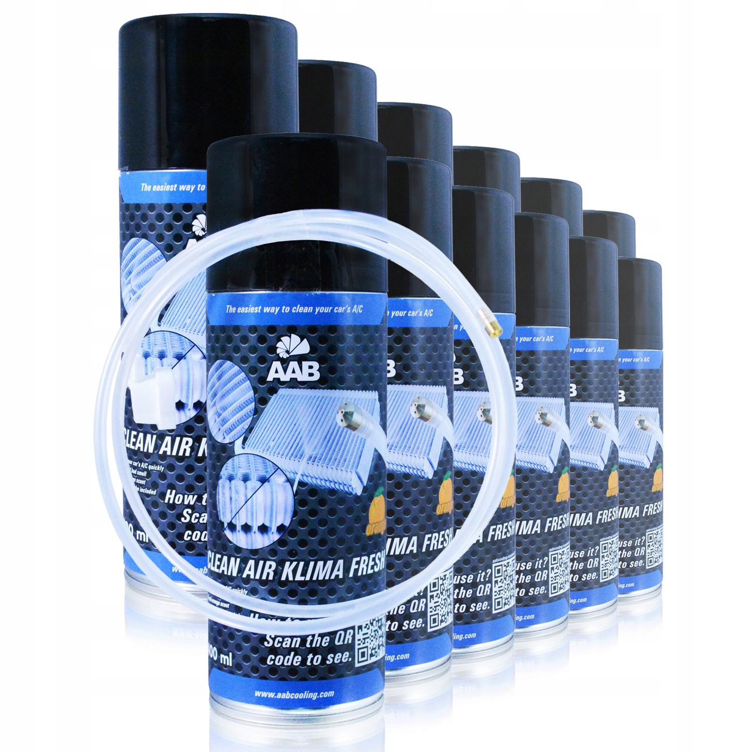 12x AAB AIR CLIMATE 400 ml ČISTIACI KLIMA