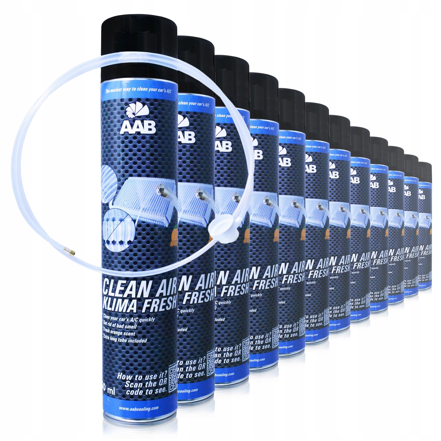 12x AAB AIR CLIMATE 750 ml ČISTIACI KLIMATIZÁTOR