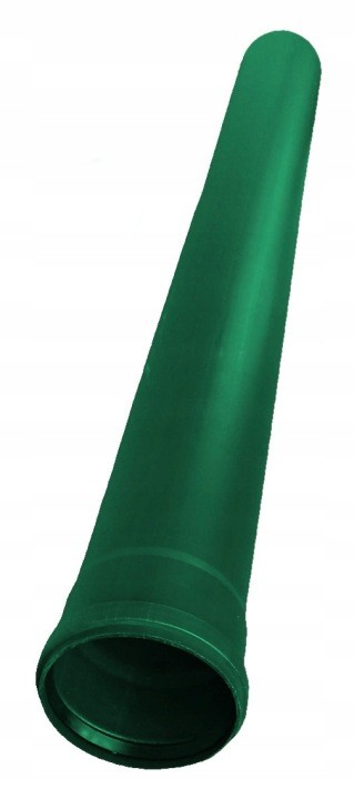Zelené ventilačné vývody 110 mm pre čističku, 3 súpravy po 1 m