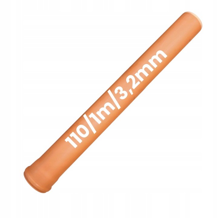 Kanalizačné rúry Instalplast PVC-U DN110 SN8, 1 m, 10 kusov