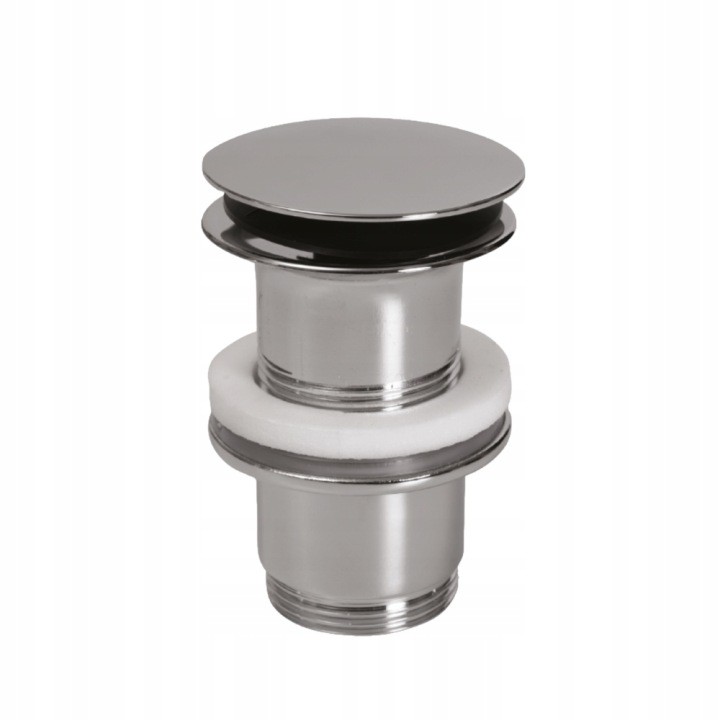 Chrómová výpusť Lira 496114 klik-klak s prepadom, 1 1/4″