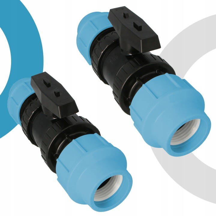 Guľový ventil TRCR pre PE rúru 63 × 63 mm, PN16
