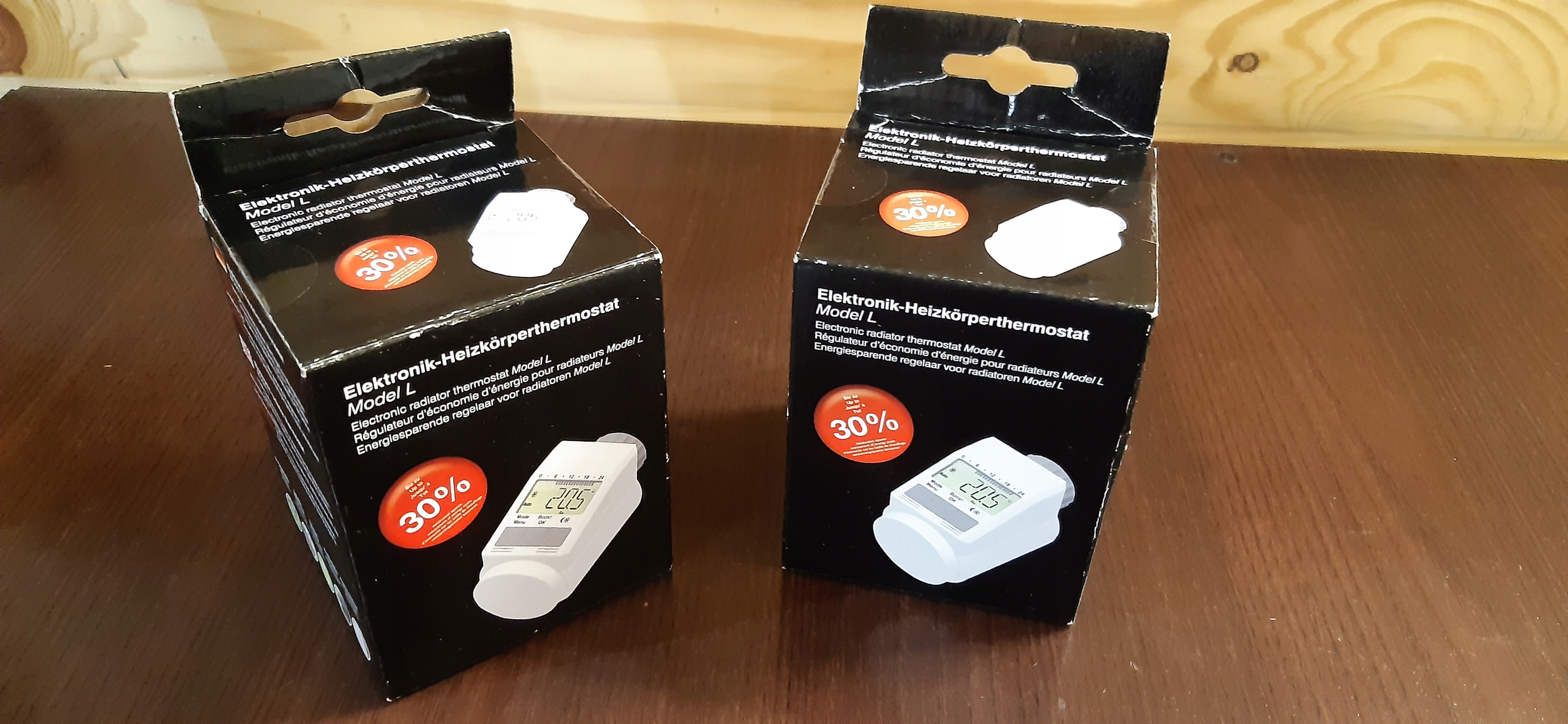 2 ELEKTRONICKÉ TEPELNÉ TERMOSTATY - ŠANCA!