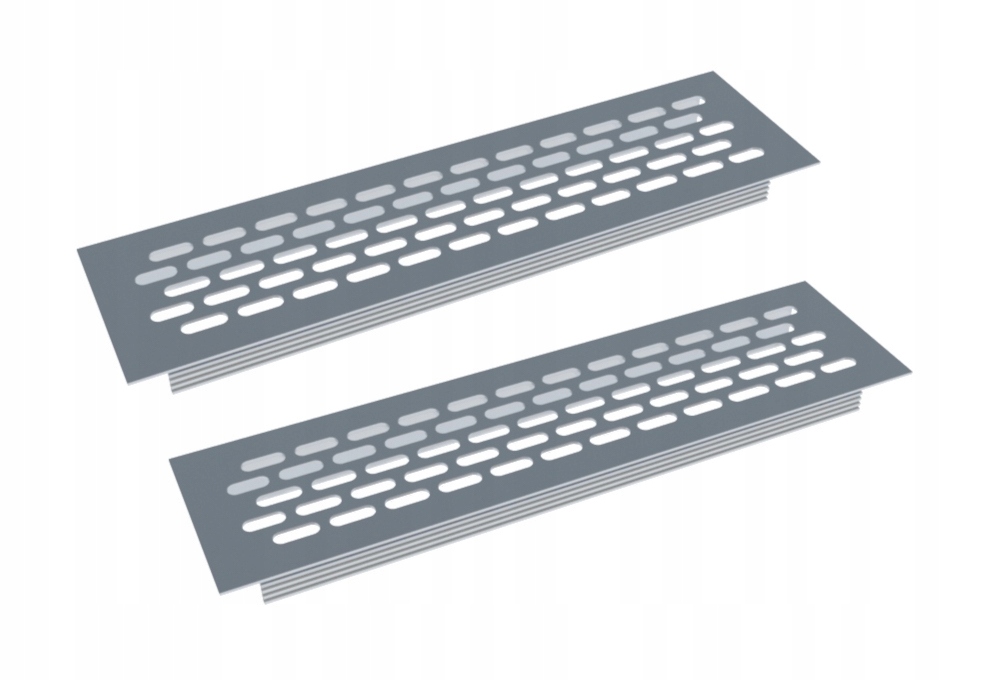 Vetracia mriežka - 2 x ALU VENTILAČNÁ Mriežka ELEKTROPOLER 60x245 mm