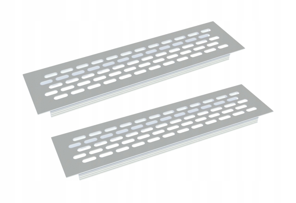 Vetracia mriežka - 2 x HLINÍKOVÁ VENTILAČNÁ Mriežka - ALU 60x245 mm