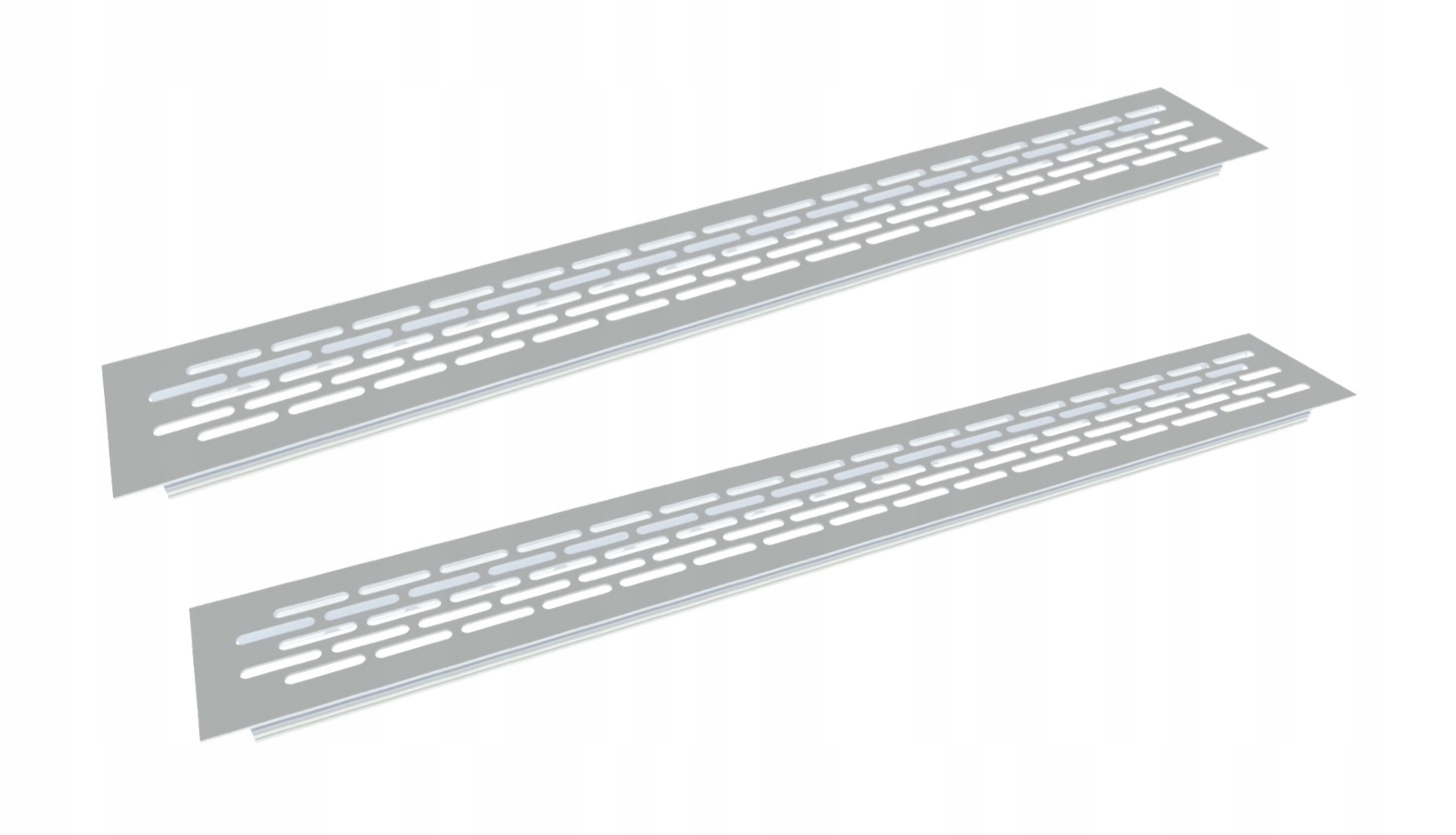 Vetracia mriežka - 2 x HLINÍKOVÁ VENTILAČNÁ Mriežka - ALU 60x484 mm