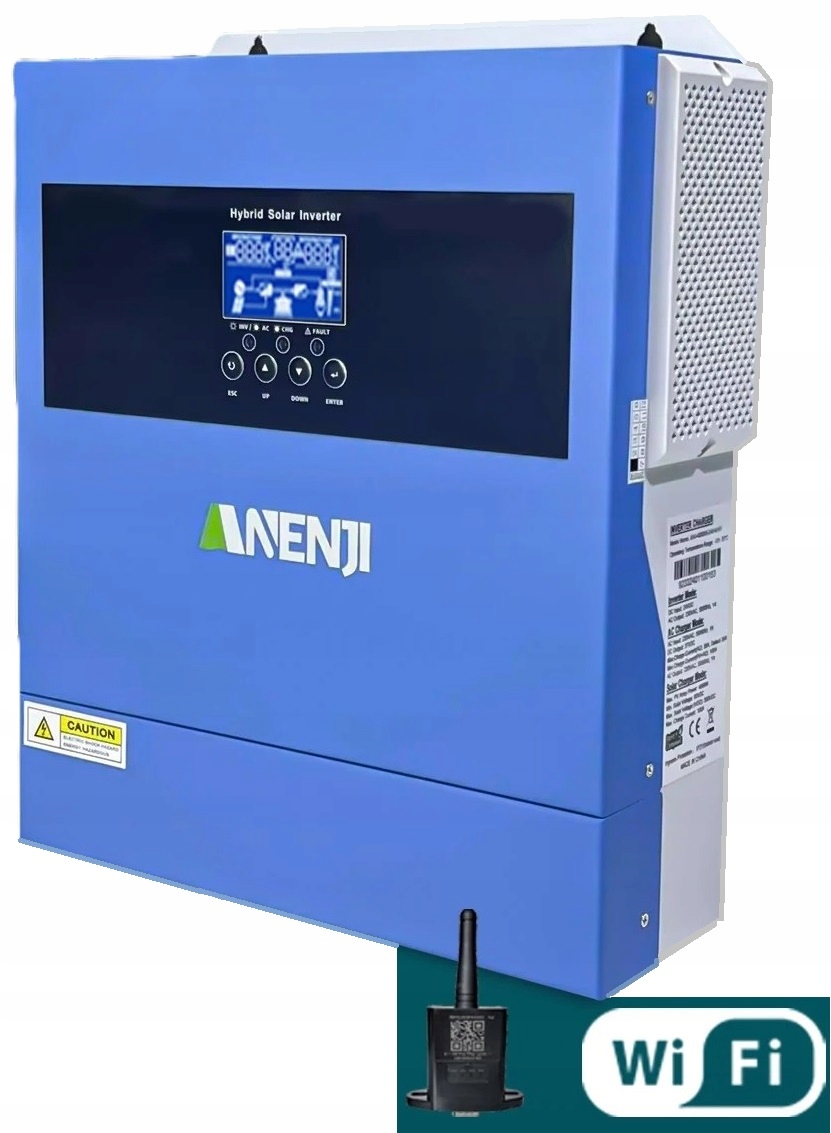 230V solárny invertor 4000W hybridný 4kW Off Grid Hybrid Pre 500V FV WiFi