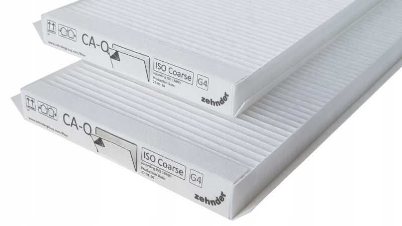 Rekuperátor – 2x originálny filter G4 / EU4 Aeris Next 350/450/600