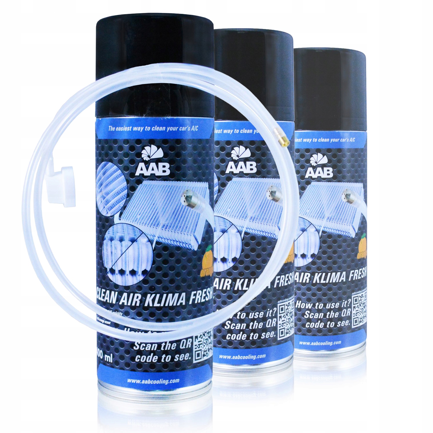 3 x AAB AIR KLIMA FRESH 400 ml DEFINDER-KLIMY