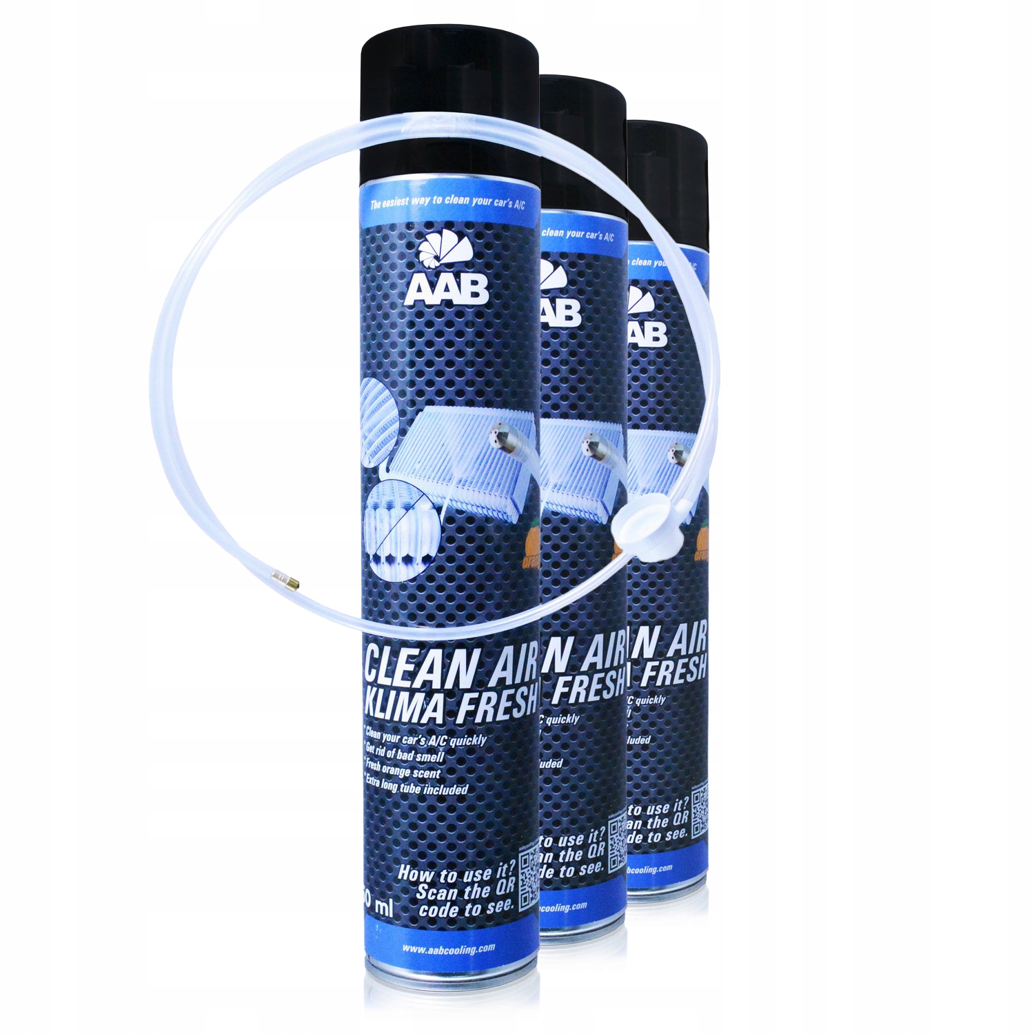 3 x AAB AIR KLIMA FRESH 750 ml DEFINDER-KLIMY