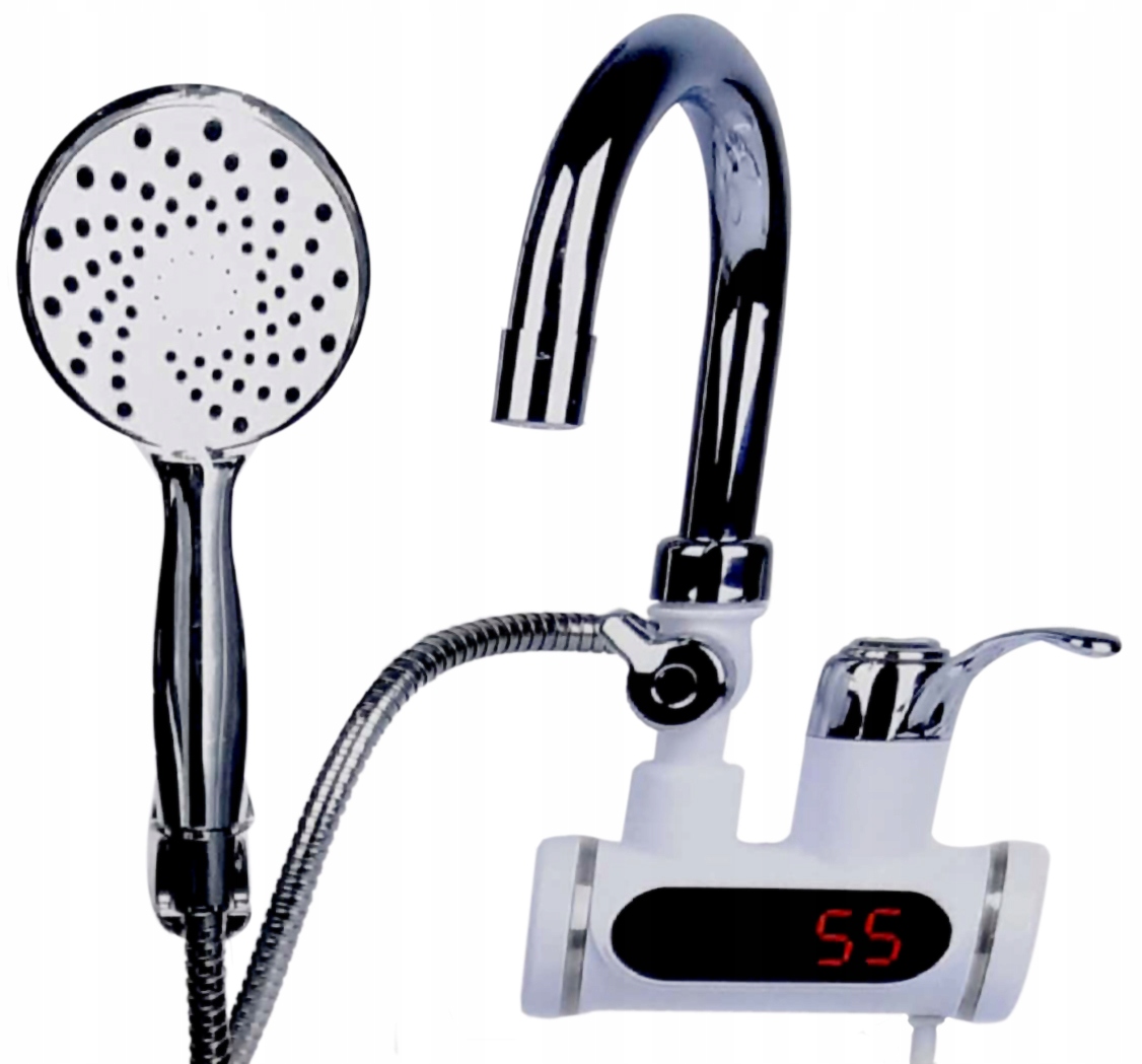 3 000 W LCD OHrievač VODY + SPRCHA