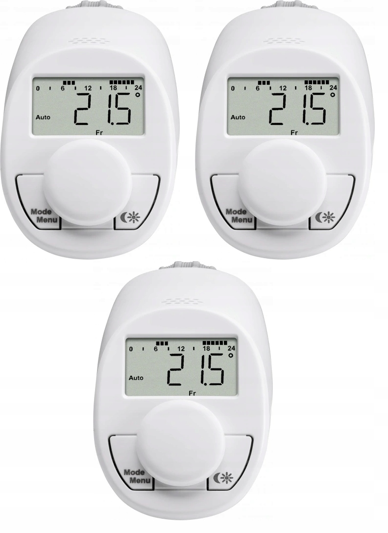 3x inteligentná termostatická hlavica EQIVA N eQ-3