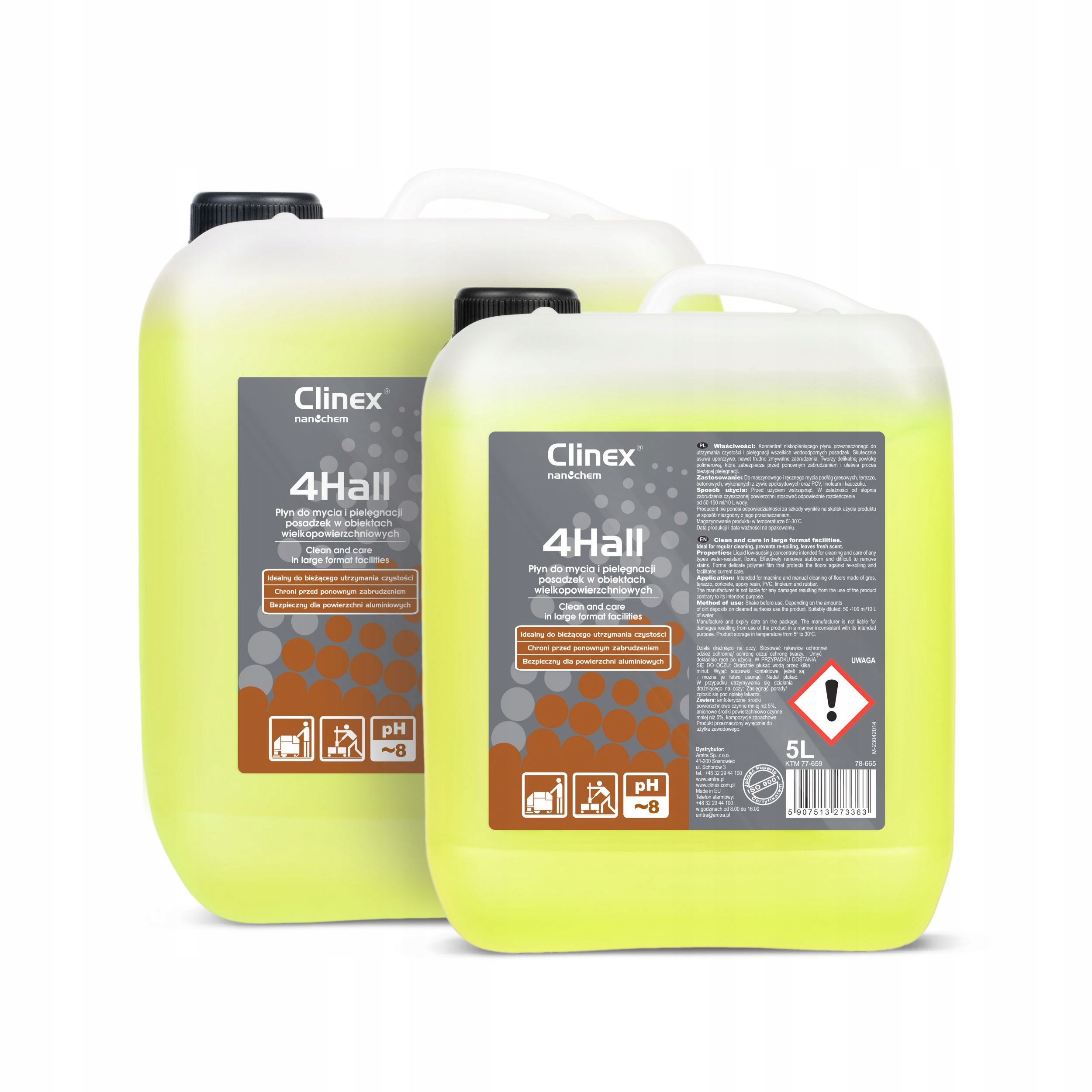 Krbová vložka - 4Hala Clinex 5L čistenie podláh vo veľkých prevádzkach