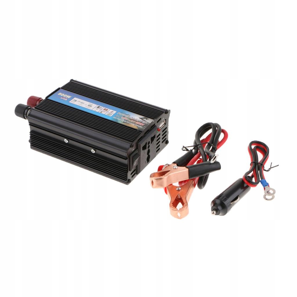 Fotovoltaika – 500 W invertor automobilov 12 V/24 V DC až 220 V AC
