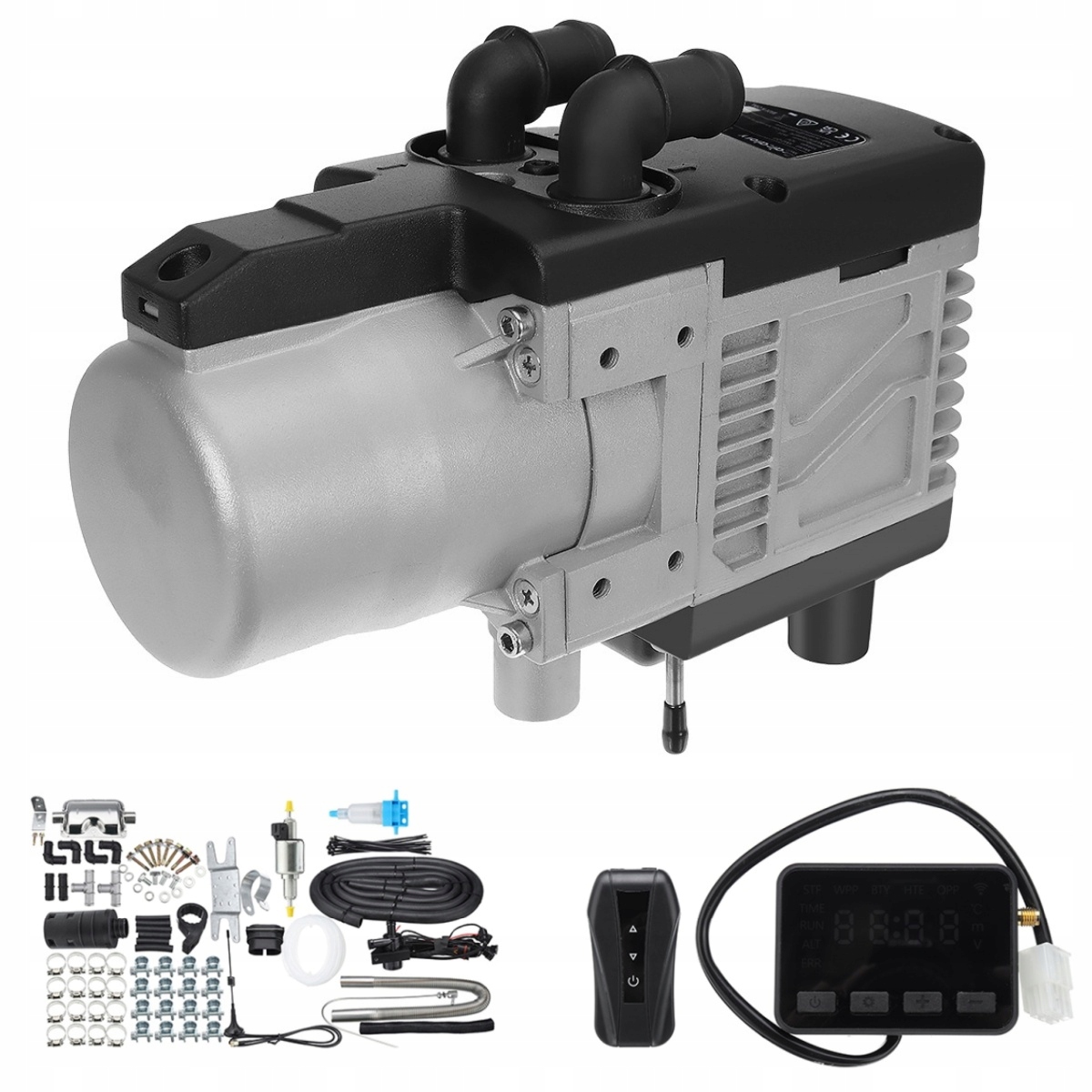 5KW ODLIŠTENÉ KÚRENIE WEBASTO VODA 12V OHRIEVAČ DIESEL/benzín LCD