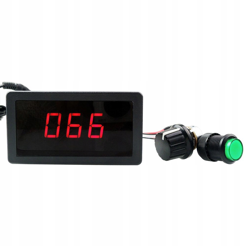 6V 12V 24V digitálny LED displej Regulátor otáčok