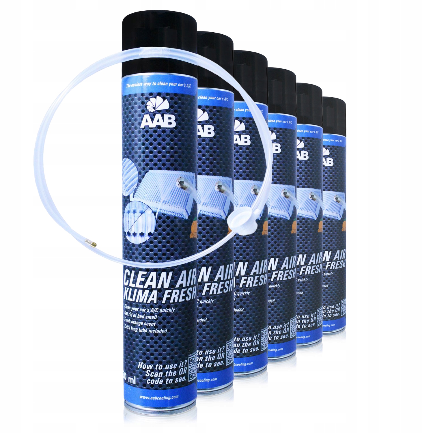6x AAB CLEAN AIR CONDITION FRESH 750ml CLEAN-AIR CONDITIONING