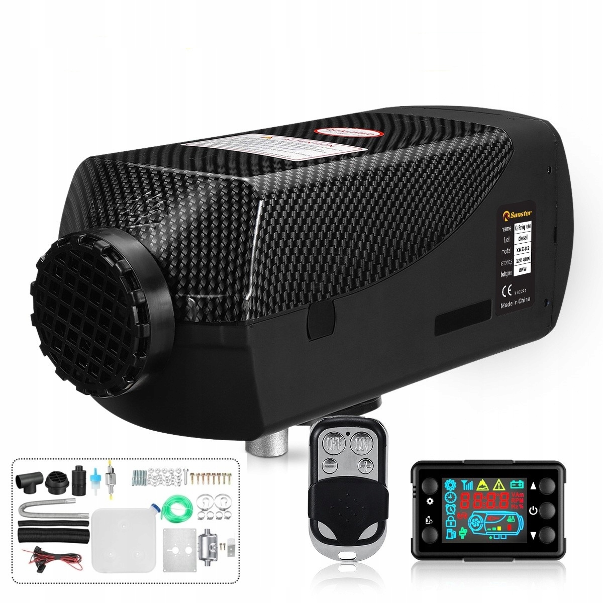 5KW 12V 24V Parkovací dieselový ohrievač vzduchu pre osobné auto