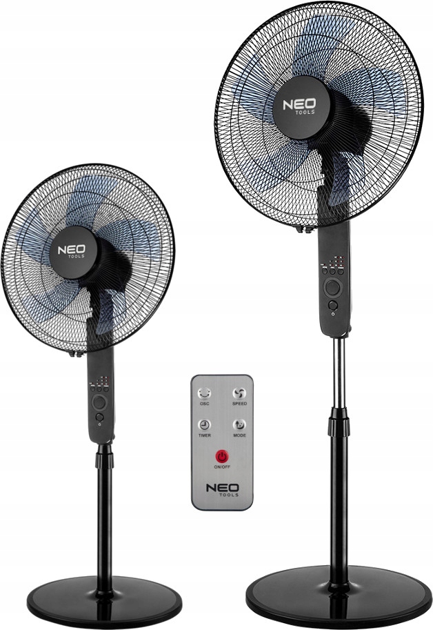 Ventilátor – 90-002 VENTILÁTOR 45 W 40 cm OSCILÁCIA NA DIAĽKU