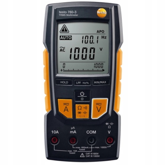 9875913 testo 760-3 trms digitálny multimeter AŽ 1000