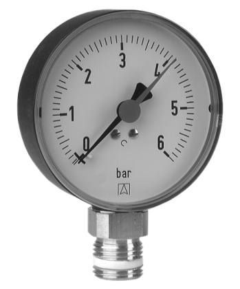 AFRISO MANOMETER RF 80 RAD 0-6 BAR, 1/2 63563