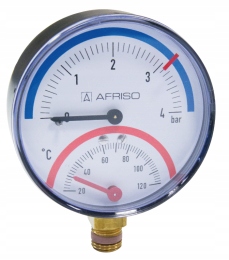 Afriso thermomanometer TM80 4B 20-120STC 1/2 rad