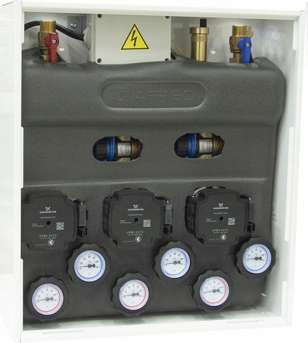Mixážna sada AFRISO AZB311, 2x termostatický ventil