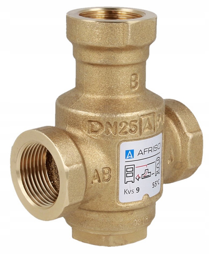 Teplotný ventil AFRISO ATV 335 DN25 55 °C
