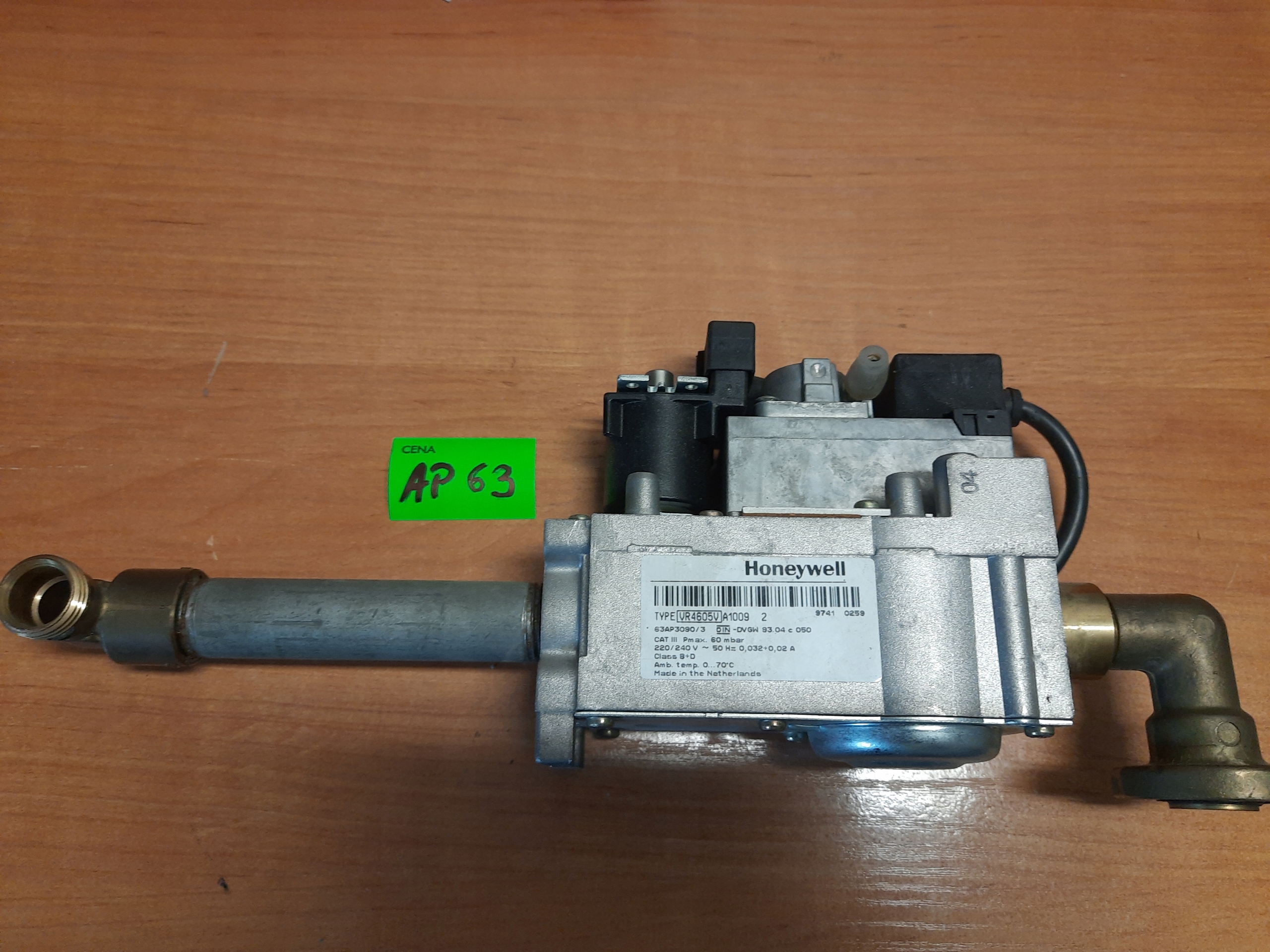 Plynový blok AP63 Honeywell vr4605a a1009