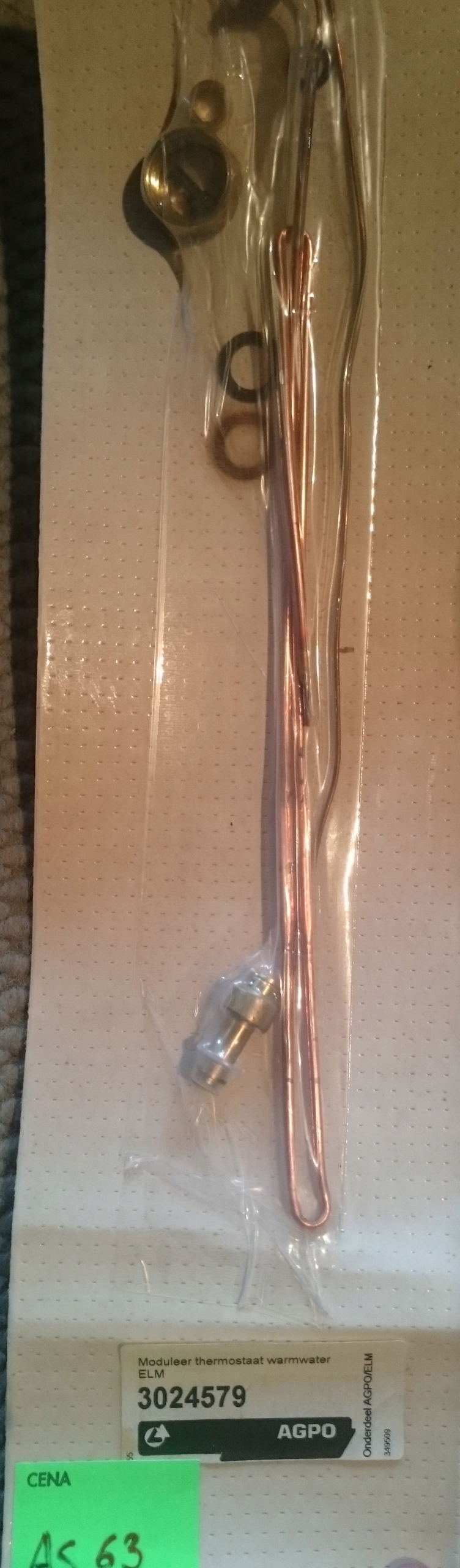 Termostat pre horúcu vodu AS63 Ferroli 3024579