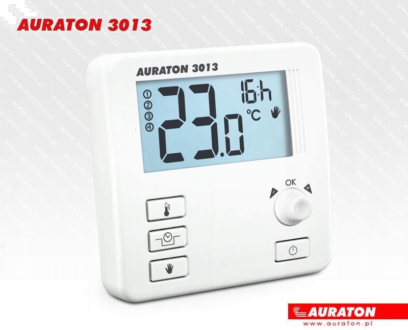 Denný káblový ovládač AURATON 3013 s displejom