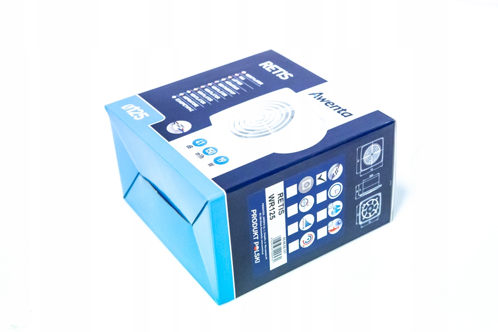 VENTILÁTOR AWENTA RETIS FI 125 - BIELY