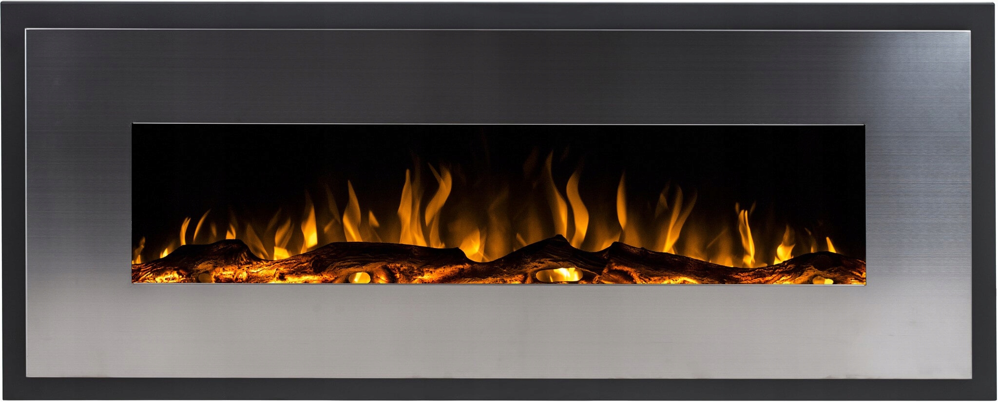 Nástenný krb Aflamo Mohave Silver 127 cm