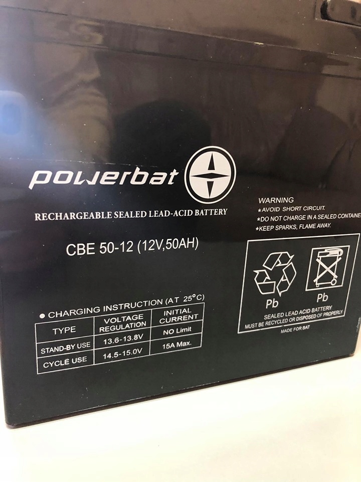 Batéria 12V 50Ah | AGM GEL | Núdzový zdroj napájania
