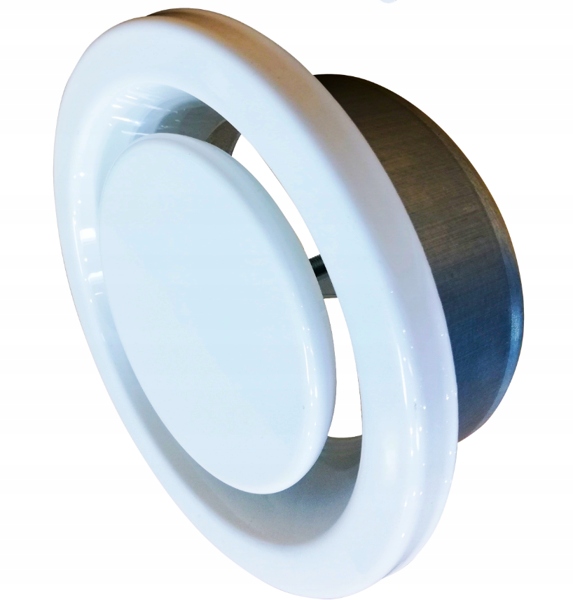 Difúzor, ventilačná mriežka, biela, výfuk 250 mm