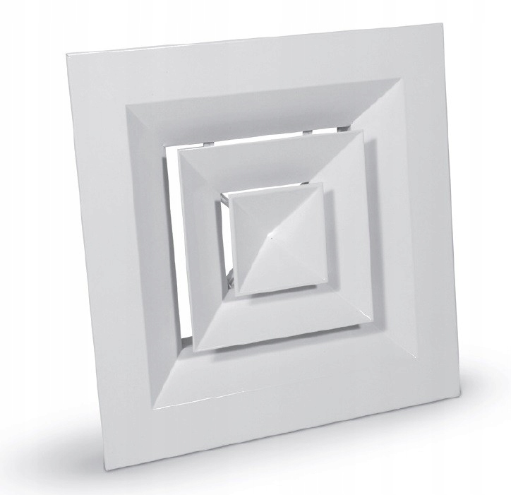 Štvorcový prívodný difúzor 295x295 mm