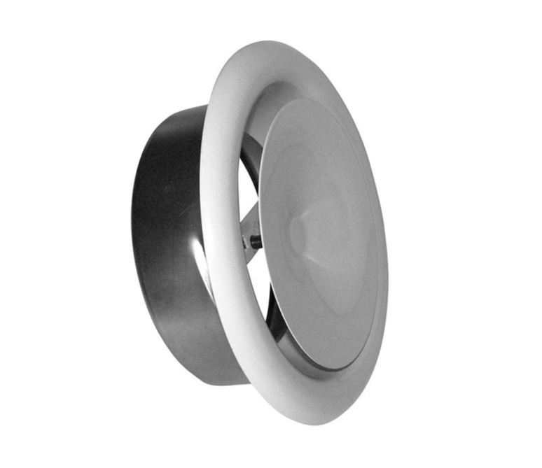 Prívodný difúzor s nastavením Ø 102 mm Vetranie