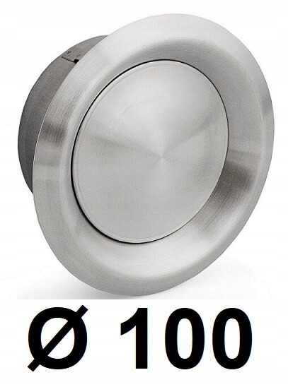 Difúzor z nehrdzavejúcej ocele 100 [mm]