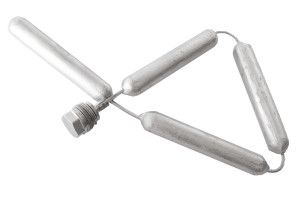 3/4 "reťazová horčíková anóda, L = 56 cm 22 × 560