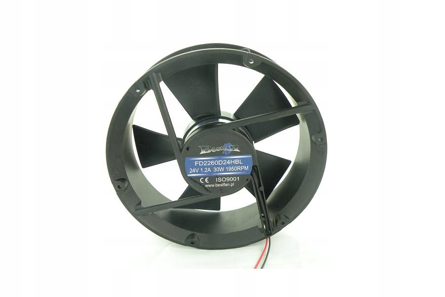 Ventilátor - BESTFAN GUĽOVÝ VENTILÁTOR 220x60mm 24V 476m3 / h