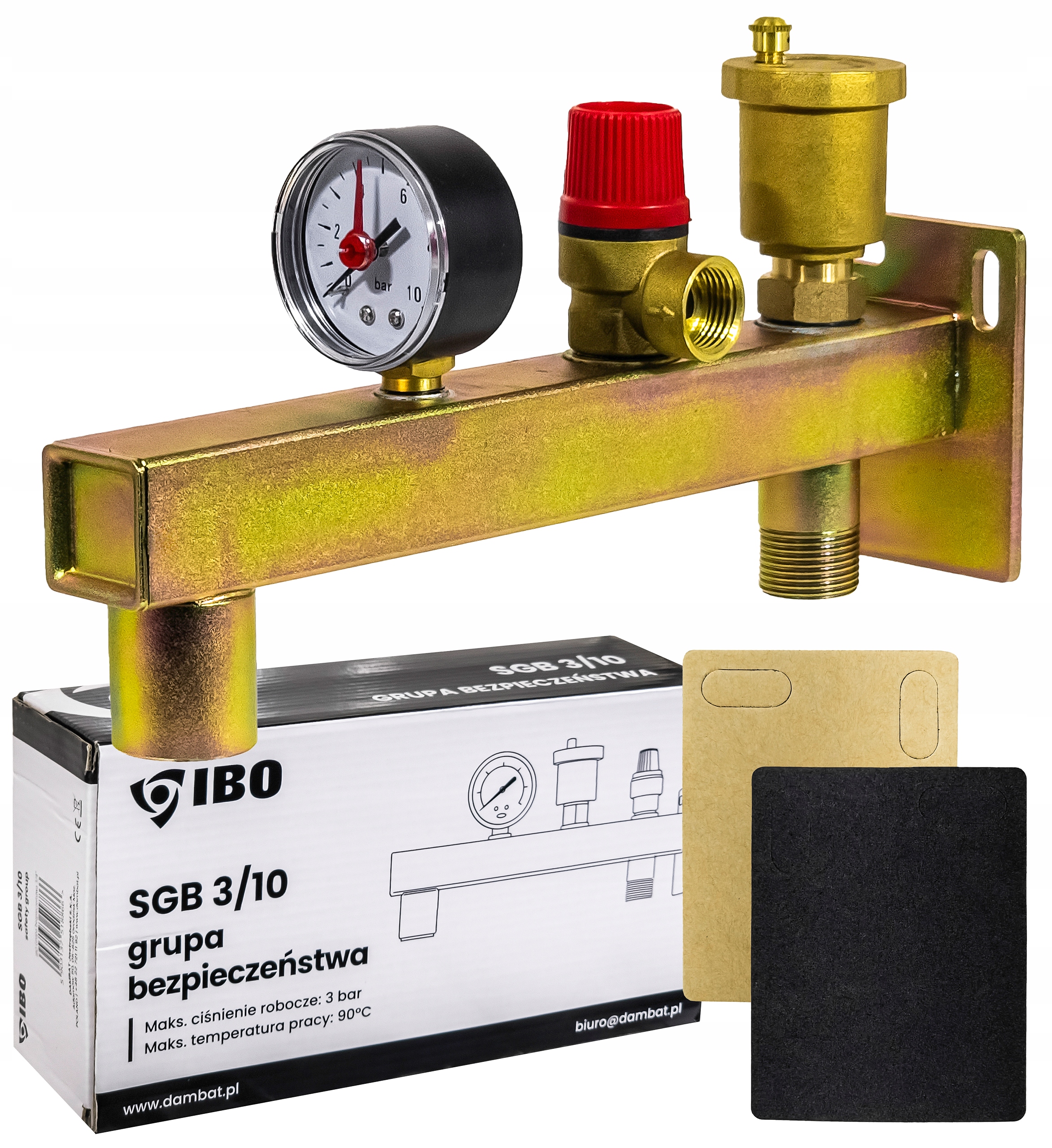 Bezpečnostná skupina vyrobená z 3/4" 3v1 IBO ocele