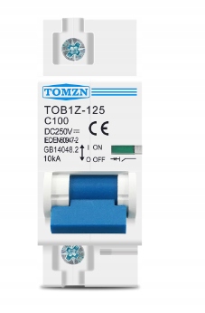 Poistky TOB1Z-100 a nadprúdový prepínač 1p