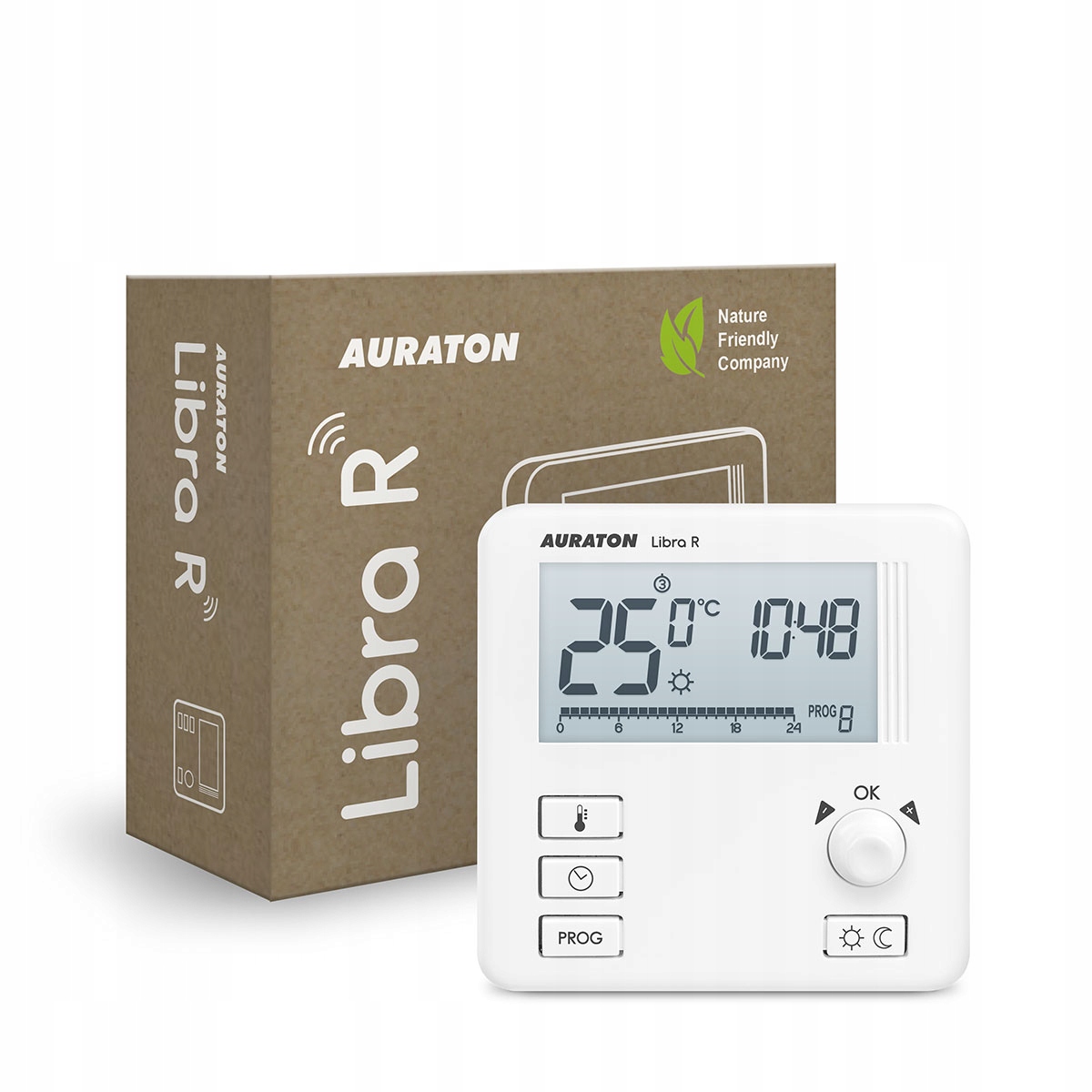 BEZDRÁTOVÝ REGULÁTOR VYSIELAČA TERMOSTATU AURATON