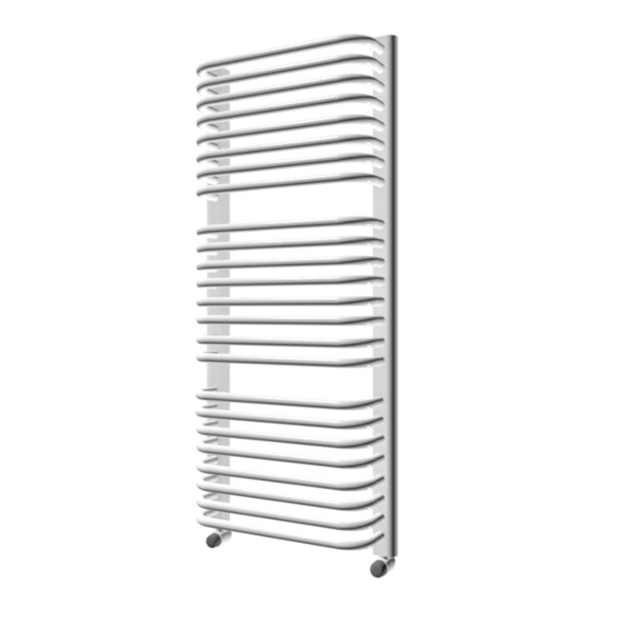 BIELY kúpeľňový radiátor 120 × 45 ŠTANDARD
