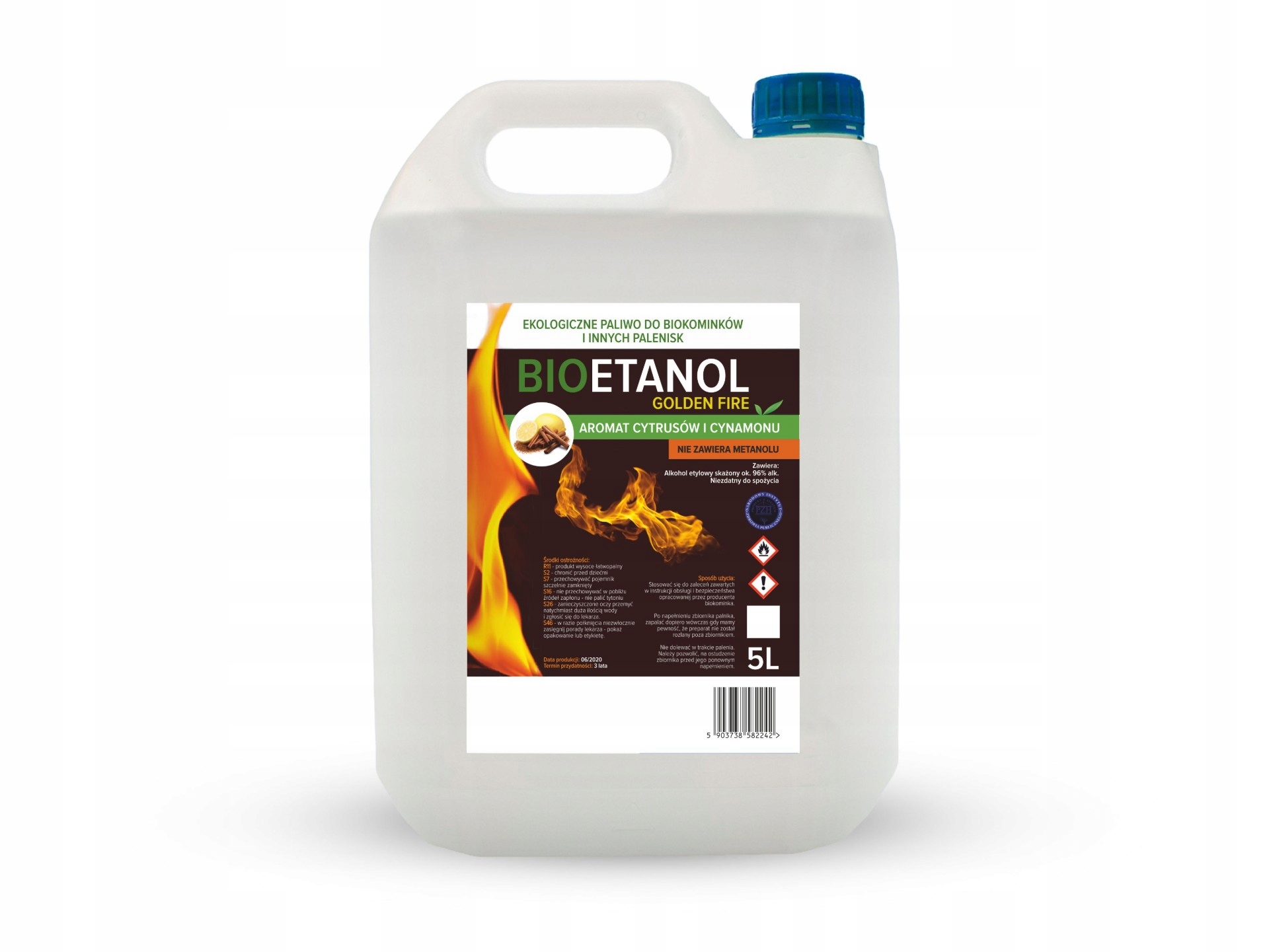BIOETANOL BIO-KRB BIO-PALIVO CITRUS A SKINN 5L