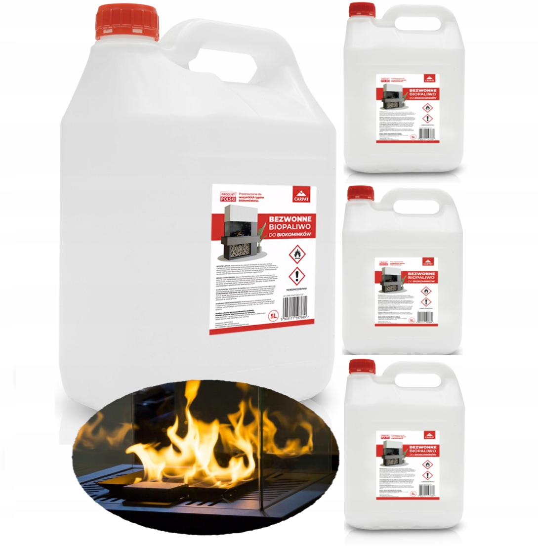 BIOETANOL BIOPALIVO BEZ ZÁPACHU DO BIO KRBU 4 x 5L