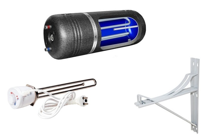 KOTOL KOSPEL 140L WW 2x HADICA + KÚRENIE 2KW + RÚČKY