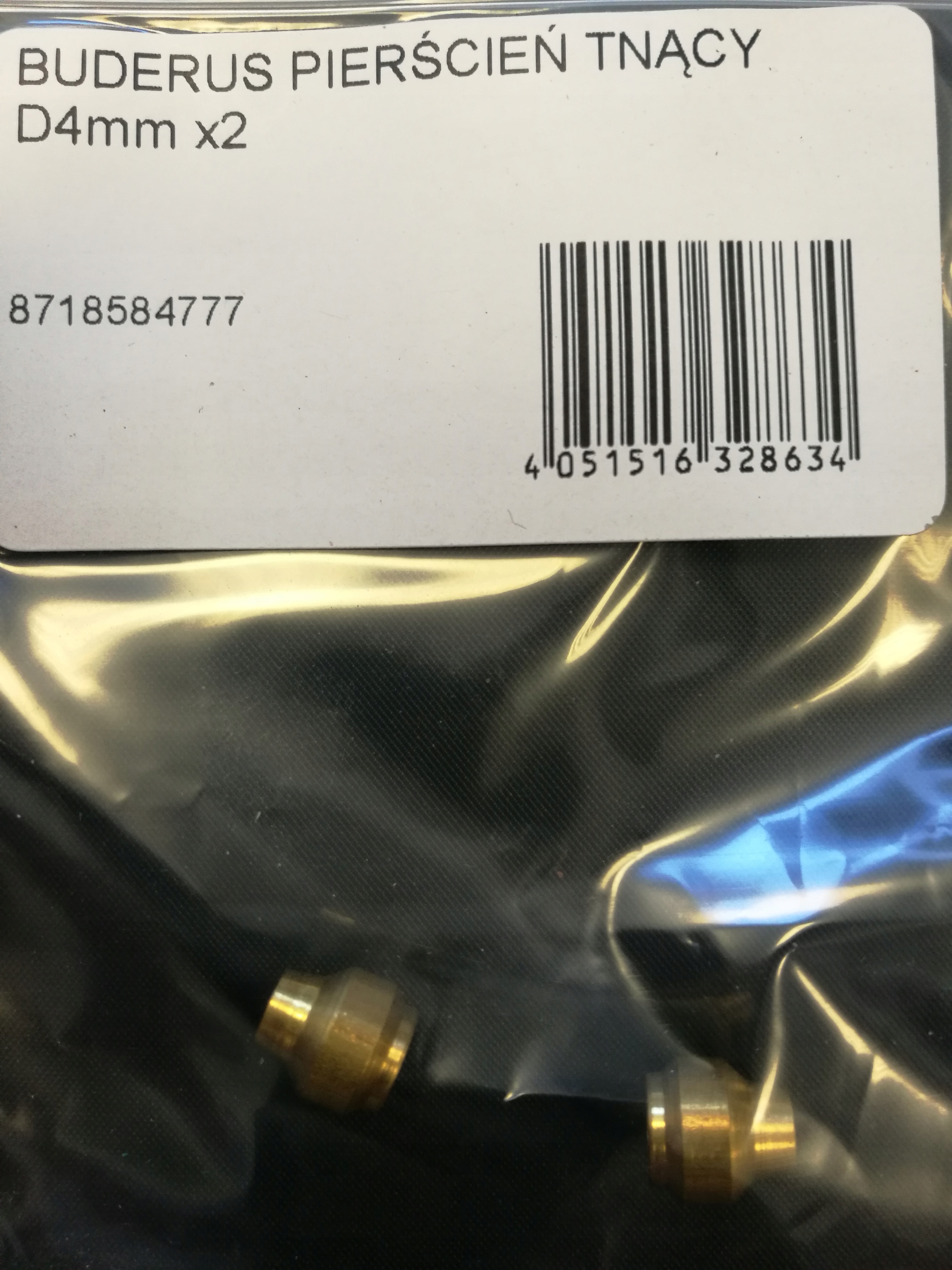 KRÚŽOK KRUHU BUDERUS D4mm x2